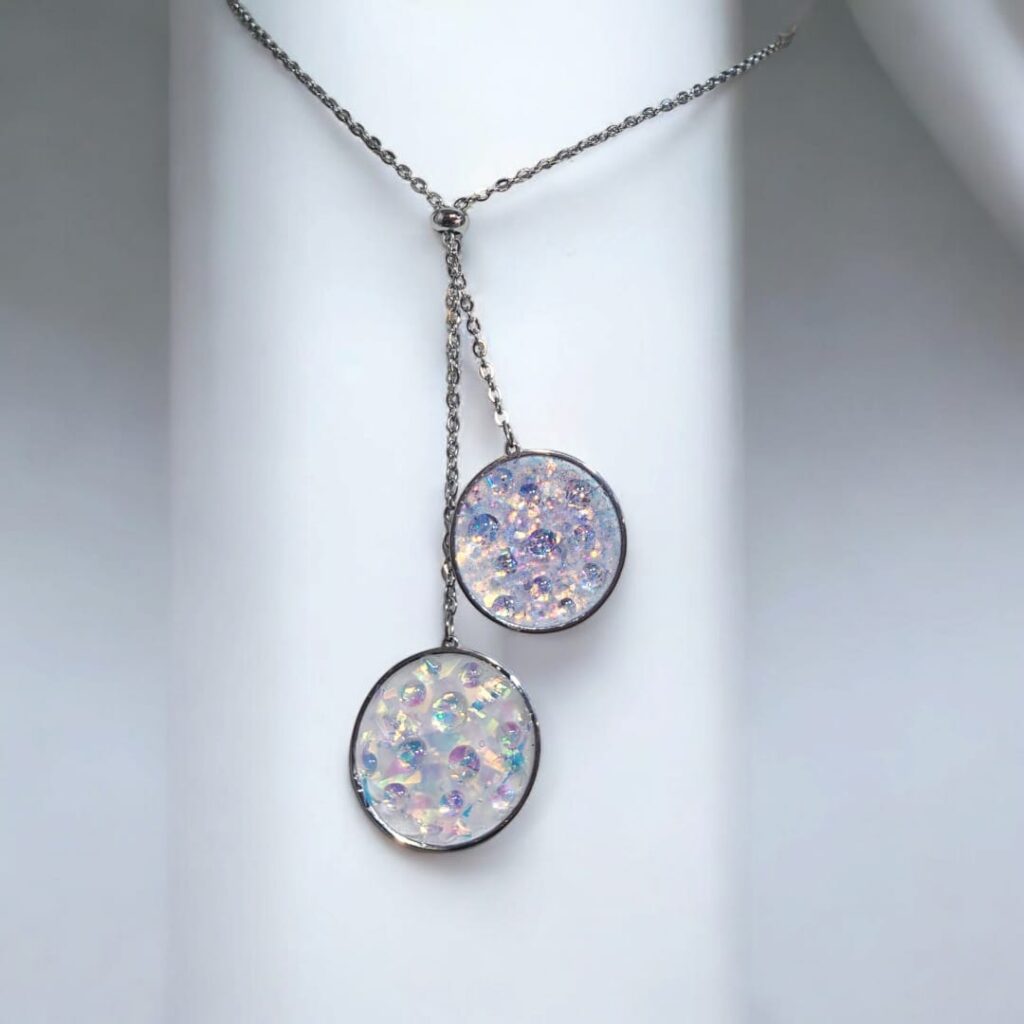 Colgante charms redondos