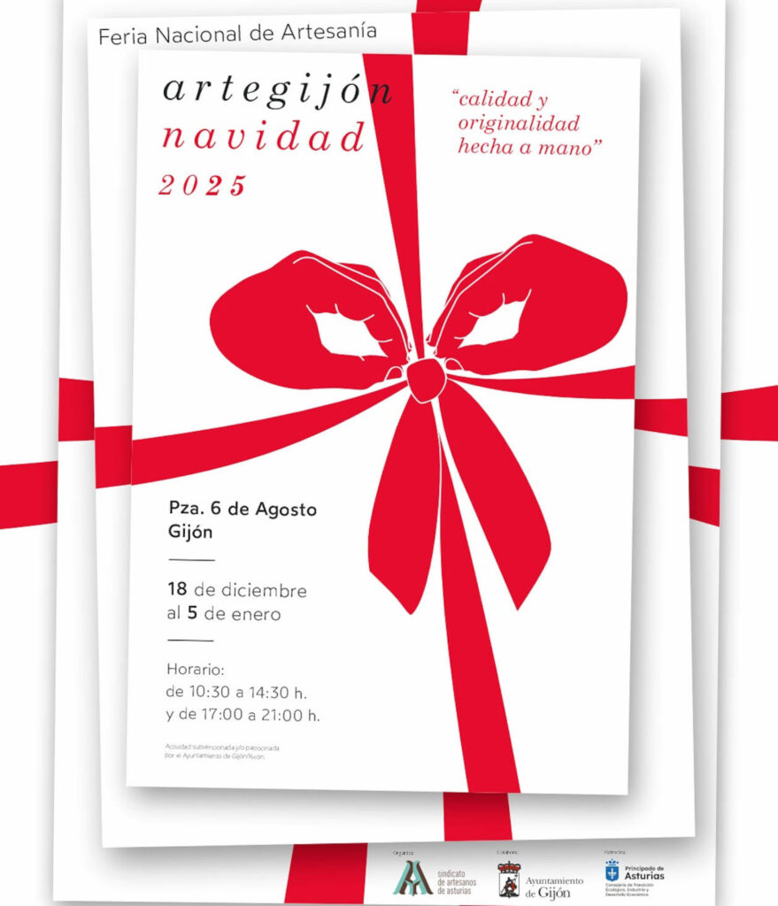 ArteGijón Navidad 2025. Del 18 de diciembre al 5 de enero.