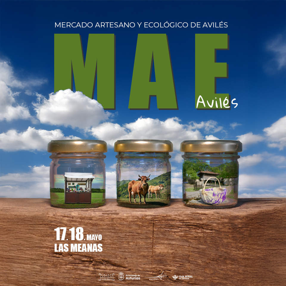 Cartel Mercado Artesano y Ecológico de Avilés